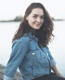 girl in jeans jacket